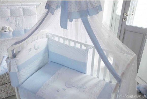 Постільний комплект Chloe блакитний 12/CP/CH/AZ Постільний комплект Chloe блакитний 12/CP/CH/AZ