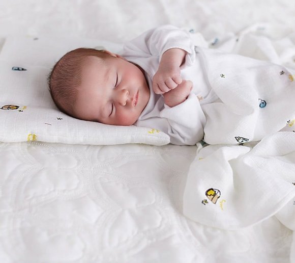 Пелюшка муслинова-плед 100x100 см Honey lullalove-0058