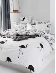 Постільна білизна Home Perfect Ranforce Hope білий полуторна 160х220 см Постільна білизна Home Perfect Ranforce Hope білий полуторна 160х220 см