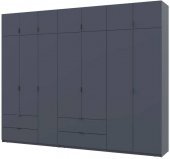 Шафа для одягу Doros Лукас Графіт 3+4 ДСП 300х50х240 DRS-011698 (42005133)