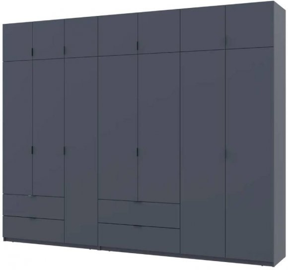 Шафа для одягу Doros Лукас Графіт 3+4 ДСП 300х50х240 DRS-011698 (42005133)