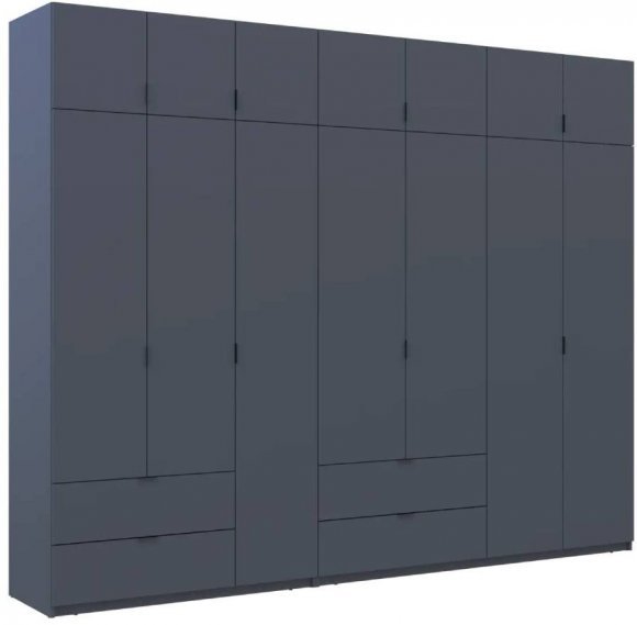 Шафа для одягу Doros Лукас Графіт 3+4 ДСП 300х50х240 DRS-011698 (42005133)