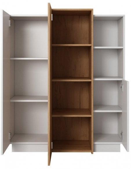 Комод Perfect Home 3Д / 3D 3-дверний 3D/110 Білий/дуб крафт золотий (PFH-091042) Комод Perfect Home 3Д / 3D 3-дверний 3D/110 Білий/дуб крафт золотий (PFH-091042)