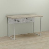 Письмовий стіл Ferrum-decor Майк 76x140x70 білий ДСП Дуб Сонома 32мм (FRD-101353)