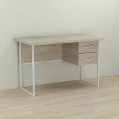Письмовий стіл Ferrum-decor Дакота 76x140x70 білий ДСП Дуб Сонома 32мм (FRD-102132) Письмовий стіл Ferrum-decor Дакота 76x140x70 білий ДСП Дуб Сонома 32мм (FRD-102132)