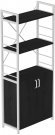 Етажерка 3/60 Ferrum-decor Серії Конект із тумбою 144x60x28 Білий ДСП Артизан (FRD-104454)