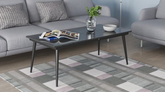 Стіл трансформер журнальний Dandi Small Ferrum-decor 45x120 160)x70 Чорний метал ДСП Сосна Кембра 16 мм (FRD-106794) Стіл трансформер журнальний Dandi Small Ferrum-decor 45x120 160)x70 Чорний метал ДСП Сосна Кембра 16 мм (FRD-106794)