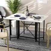 Стіл-книга трансформер Спайдер Ferrum-decor 750x1150x880 Чорний метал ДСП Біле 16 мм (FRD-105088) Стіл-книга трансформер Спайдер Ferrum-decor 750x1150x880 Чорний метал ДСП Біле 16 мм (FRD-105088)