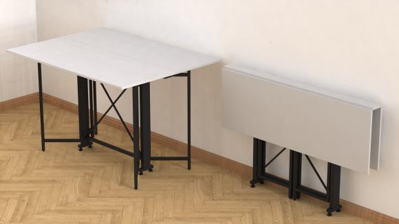 Стіл-книга трансформер Спайдер Ferrum-decor 750x1150x880 Чорний метал ДСП Біле 16 мм (FRD-105088) Стіл-книга трансформер Спайдер Ferrum-decor 750x1150x880 Чорний метал ДСП Біле 16 мм (FRD-105088)