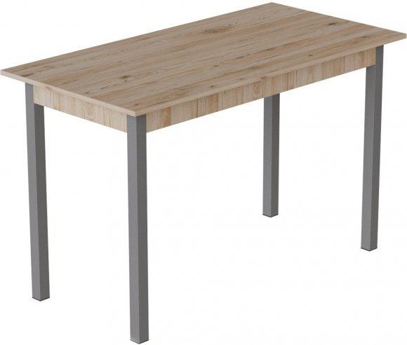 Стіл кухонний Ferrum-decor Маріо 75x120x70 Сірий ДСП Сан-Марино 16мм (FRD-105663) Стіл кухонний Ferrum-decor Маріо 75x120x70 Сірий ДСП Сан-Марино 16мм (FRD-105663)