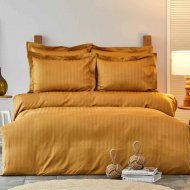 Постільна білизна сатин Charm bold hardal гірчичний євро svt-2000022285605