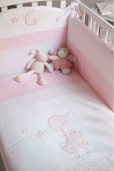 MaryBaby Постельный комплект Chloe розовый 12/CP/CH/R