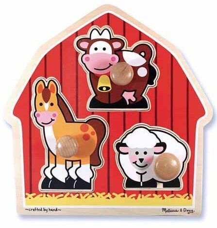 Melissa & Doug Животные с фермы - формовой пазл MD2054