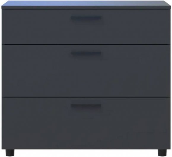 Комод Doros Торн Антрацит 3Ш 90х51.6х80 (DRS-012092) Комод Doros Торн Антрацит 3Ш 90х51.6х80 (DRS-012092)