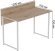 Комп'ютерний стіл Ferrum-decor Скай 75x120x70 білий ДСП Дуб Сан-Марино 16мм (FRD-101104)