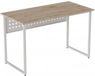 Комп'ютерний стіл Ferrum-decor Майк 75x140x70 білий ДСП Дуб Сан-Марино 32мм (FRD-101355)