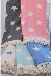 Плед-накидка Stars Throw pembe рожевий 130х170 см 227465048