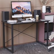 Комп'ютерний стіл Ferrum-decor Дейв 75x100x70 чорний ДСП Сосна Кембра 16мм (FRD-101997)