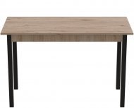 Стіл кухонний Ferrum-decor Маріо 75x120x70 Чорний ДСП Сан-Марино 16мм (FRD-105664)