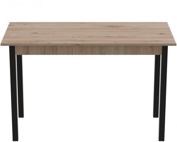 Стіл кухонний Ferrum-decor Маріо 75x120x70 Чорний ДСП Сан-Марино 16мм (FRD-105664)