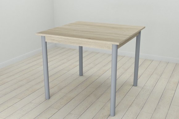 Кухонний стіл Ferrum-decor Агата 75x90x90 Сірий ДСП Сонома 16мм (FRD-106261) Кухонний стіл Ferrum-decor Агата 75x90x90 Сірий ДСП Сонома 16мм (FRD-106261)