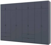 Шафа для одягу Doros Лукас Графіт 4+4 ДСП 320х50х240 DRS-011700 (42005129)