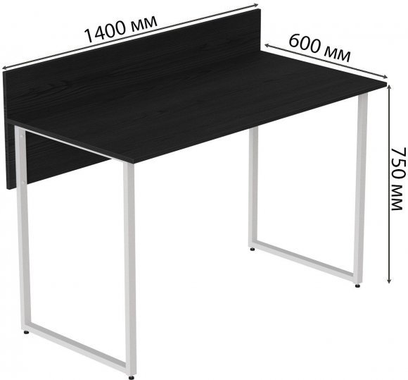 Комп'ютерний стіл Ferrum-decor Скай 75x120x70 білий ДСП Сосна Кембра 16мм (FRD-101105)