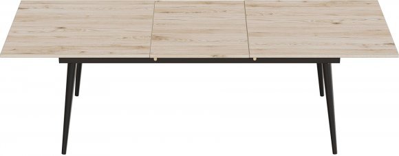 Стіл трансформер журнальний Dandi Small Ferrum-decor 45x120 160)x70 Чорний метал ДСП Дуб Сан-Марино 16 мм (FRD-106798) Стіл трансформер журнальний Dandi Small Ferrum-decor 45x120 160)x70 Чорний метал ДСП Дуб Сан-Марино 16 мм (FRD-106798)