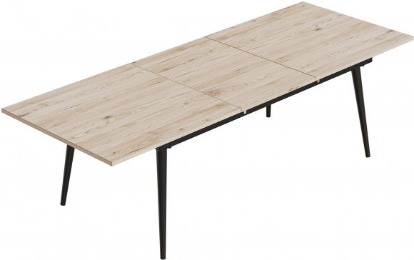 Стіл трансформер журнальний Dandi Small Ferrum-decor 45x120 160)x70 Чорний метал ДСП Дуб Сан-Марино 16 мм (FRD-106798) Стіл трансформер журнальний Dandi Small Ferrum-decor 45x120 160)x70 Чорний метал ДСП Дуб Сан-Марино 16 мм (FRD-106798)