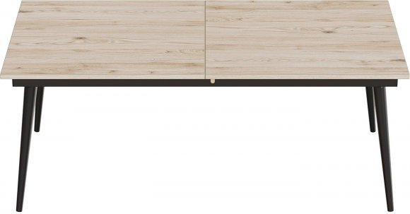 Стіл трансформер журнальний Dandi Small Ferrum-decor 45x120 160)x70 Чорний метал ДСП Дуб Сан-Марино 16 мм (FRD-106798) Стіл трансформер журнальний Dandi Small Ferrum-decor 45x120 160)x70 Чорний метал ДСП Дуб Сан-Марино 16 мм (FRD-106798)