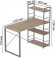 Письмовий стіл Ferrum-decor Серії Конект з етажеркою 75x120x60 сірий ДСП Дуб Сан-Марино 16мм (FRD-104231) Письмовий стіл Ferrum-decor Серії Конект з етажеркою 75x120x60 сірий ДСП Дуб Сан-Марино 16мм (FRD-104231)