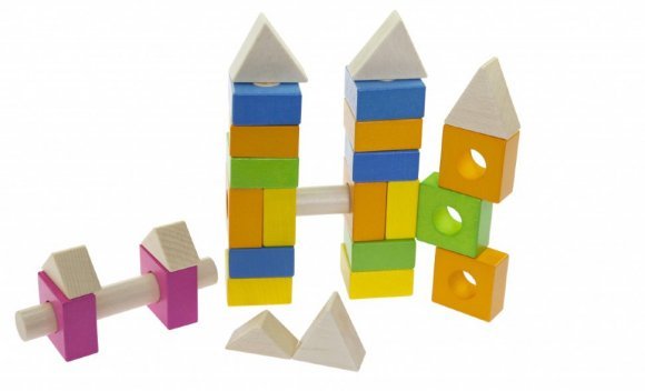 Конструктор дерев'яний Будівельні блоки 58589 Конструктор дерев'яний Будівельні блоки 58589