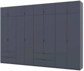 Шафа для одягу Doros Лукас Графіт 4+4 ДСП 340х50х240 DRS-011701 (42005141)