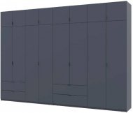 Шафа для одягу Doros Лукас Графіт 4+4 ДСП 340х50х240 DRS-011701 (42005141) Шафа для одягу Doros Лукас Графіт 4+4 ДСП 340х50х240 DRS-011701 (42005141)