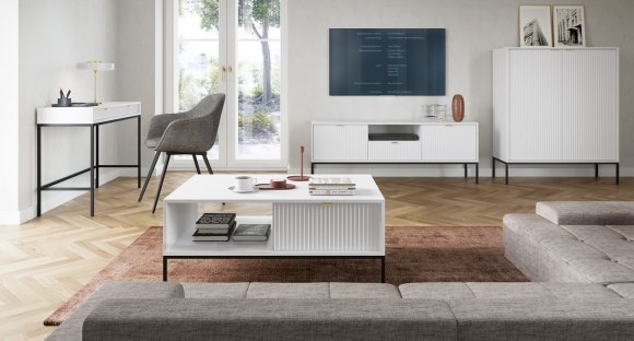 Стіл туалетний Perfect Home Нова / Nova з 2 шухлядами та чорними ніжками T104 Білий (PFH-091266) Стіл туалетний Perfect Home Нова / Nova з 2 шухлядами та чорними ніжками T104 Білий (PFH-091266)