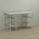 Письмовий стіл Ferrum-decor Карен 76x120x60 білий ДСП Біле 32мм (FRD-102261)
