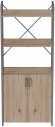Етажерка 3/60 Ferrum-decor Серії Конект із тумбою 144x60x28 Сірий ДСП Сан-Марино (FRD-104457)