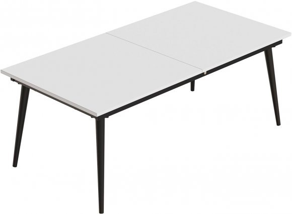 Стіл трансформер журнальний Dandi Small Ferrum-decor 45x120 160)x70 Чорний метал ДСП Білий 16 мм (FRD-106799) Стіл трансформер журнальний Dandi Small Ferrum-decor 45x120 160)x70 Чорний метал ДСП Білий 16 мм (FRD-106799)