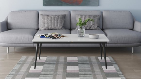 Стіл трансформер журнальний Dandi Small Ferrum-decor 45x120 160)x70 Чорний метал ДСП Білий 16 мм (FRD-106799) Стіл трансформер журнальний Dandi Small Ferrum-decor 45x120 160)x70 Чорний метал ДСП Білий 16 мм (FRD-106799)