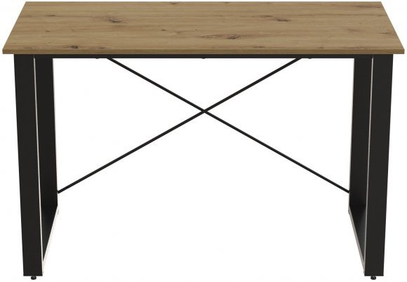Письмовий стіл Ferrum-decor Драйв 750x1200x700 Чорний метал ДСП Дуб Артизан 16 мм (FRD-103176)