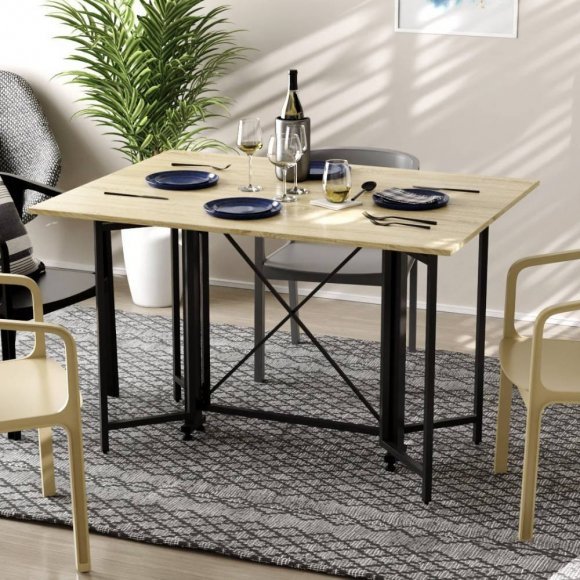 Стіл-книга трансформер Спайдер Ferrum-decor 750x1150x880 Чорний метал ДСП Дуб Сонома 16 мм (FRD-105091) Стіл-книга трансформер Спайдер Ferrum-decor 750x1150x880 Чорний метал ДСП Дуб Сонома 16 мм (FRD-105091)