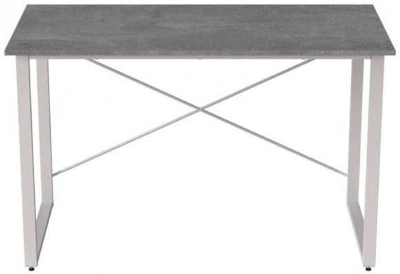 Стіл письмовий Дейв Ferrum-decor 750x1400x600 Білий метал ДСП Бетон 16 мм (FRD-106447) Стіл письмовий Дейв Ferrum-decor 750x1400x600 Білий метал ДСП Бетон 16 мм (FRD-106447)
