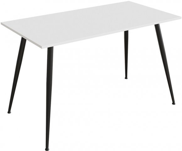 Кухонний стіл Марсель 40 Ferrum-decor 75x120x70 Чорний метал ДСП Білий 16 мм (FRD-106767) Кухонний стіл Марсель 40 Ferrum-decor 75x120x70 Чорний метал ДСП Білий 16 мм (FRD-106767)