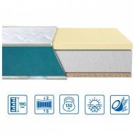 Матрац Fresh Latex-Cocos 75х200х19 см Матрац Fresh Latex-Cocos 75х200х19 см