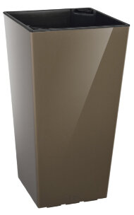 Вазон Elise 15 см 411138872 сіро-коричневий Вазон Elise 15 см 411138872 сіро-коричневий