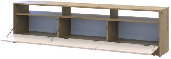 Тумба ТВ Doros U3 Дуб Артизан/Кашемір ДСП 180х33х43 (DRS-011901) Тумба ТВ Doros U3 Дуб Артизан/Кашемір ДСП 180х33х43 (DRS-011901)