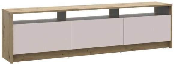 Тумба ТВ Doros U3 Дуб Артизан/Кашемір ДСП 180х33х43 (DRS-011901) Тумба ТВ Doros U3 Дуб Артизан/Кашемір ДСП 180х33х43 (DRS-011901)