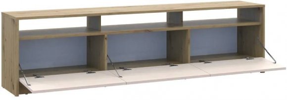 Тумба ТВ Doros U3 Дуб Артизан/Кашемір ДСП 180х33х43 (DRS-011901) Тумба ТВ Doros U3 Дуб Артизан/Кашемір ДСП 180х33х43 (DRS-011901)