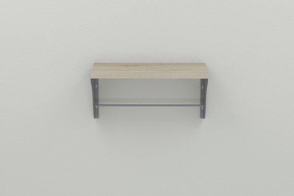 Настінна полиця Ferrum-decor Комфі 260x700x240 метал Сірий ДСП Сонома 16 мм (FRD-102775) Настінна полиця Ferrum-decor Комфі 260x700x240 метал Сірий ДСП Сонома 16 мм (FRD-102775)