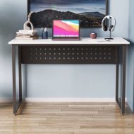 Письмовий стіл Ferrum-decor Майк 75x120x70 чорний ДСП Біле 16мм (FRD-103887)